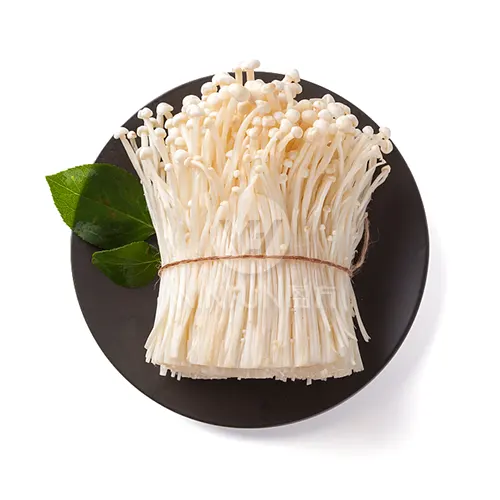 White Enoki Mushrooms