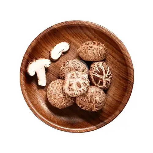 Shiitake Champignonen gedréchent